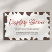 小さなカウボーロデオ赤ちゃんシャワー表示シャワー エンクロージャーカード