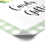 小さなカエル – カードとギフト赤ちゃんシャワー ポスター (角)