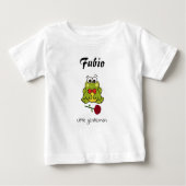 小さなカエル ベビーTシャツ (正面)