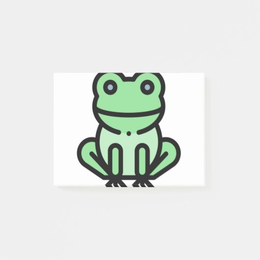 小さなカエル ポストイット (正面)