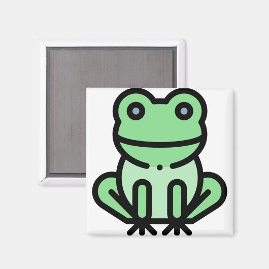小さなカエル マグネット (正面/裏面)