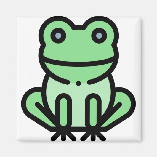 小さなカエル マグネット (正面)