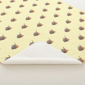 小さなカタツムズシェルパ毛布 – あなたの色 シェルパブランケット (3/4)