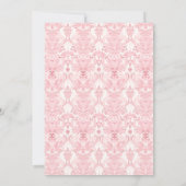 小さなカップケーキの赤ちゃんシャワー 招待状 (裏面)