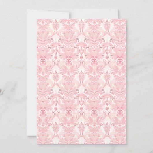 小さなカップケーキの赤ちゃんシャワー 招待状 (裏面)