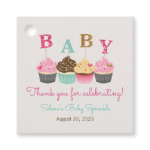 小さなカップケーキベビー散水または赤ちゃんシャワー