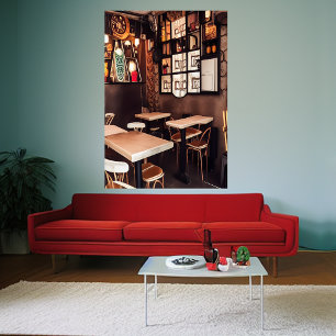 小さなカフェ   AIアートポスター ポスター