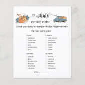 小さなカボチャあなたの財布の紙シートに何がある (正面)