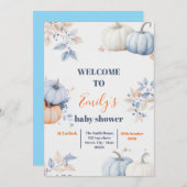 小さなカボチャがやってくる 招待状 (正面/裏面)