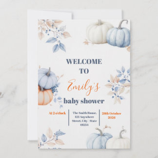 小さなカボチャがやってくる 招待状