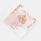 小さなカボチャがピンクと金ゴールドの女の子の道にある (コーナー)