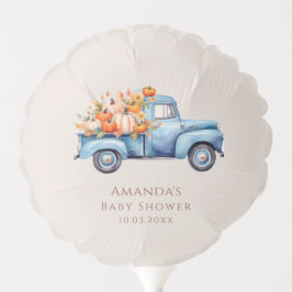 小さなカボチャが赤ちゃんシャワーの途中にある バルーン