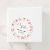 小さなカボチャが赤ちゃんシャワーの途中にある フェイバータグ (インサイチュ)