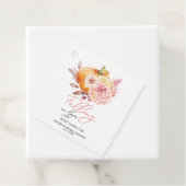 小さなカボチャが赤ちゃんシャワーの途中にある フェイバータグ (インサイチュ)