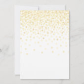 小さなカボチャが途中で水を浴びる赤ちゃん 招待状 (裏面)