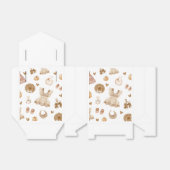 小さなカボチャが途中にある秋赤ちゃんシャワー フェイバーボックス (折り畳みなし)