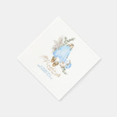 小さなカボチャが途中にある – 秋赤ちゃんシャワー スタンダードカクテルナプキン (角)