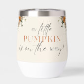 小さなカボチャが途中にある – 赤ちゃんシャワー (背面)