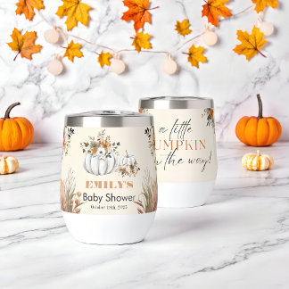 小さなカボチャが途中にある – 赤ちゃんシャワー