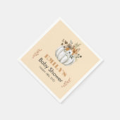 小さなカボチャが途中にある – 赤ちゃんシャワー スタンダードカクテルナプキン (角)