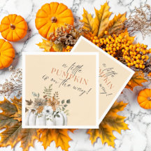 小さなカボチャが途中にある – 赤ちゃんシャワー