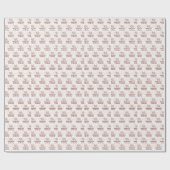 小さなカボチャが途中ベビーシャワー招待状 ラッピングペーパー (フラット)