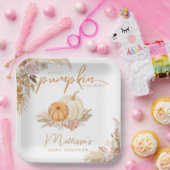 小さなカボチャが途中ボホ秋の秋 ペーパープレート (パーティー)