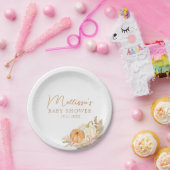 小さなカボチャが途中ボホ秋の秋 ペーパープレート (パーティー)