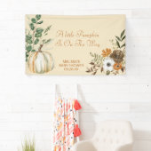 小さなカボチャが途中秋 素朴 横断幕 (インサイチュ)