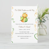 小さなカボチャが2つやってくるよ、ベイビー 招待状 (スタンド正面)