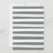 小さなカボチャのサファリのドライブで赤ちゃんシャワー 招待状 (裏面)