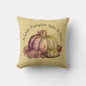 小さなカボチャのスパイスは素敵だ»秋色の装飾 クッション (正面)