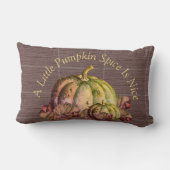 小さなカボチャのスパイスは素敵だ»秋色の装飾 ランバークッション (裏面)
