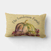 小さなカボチャのスパイスは素敵だ»秋色の装飾 ランバークッション (裏面)