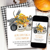 小さなカボチャのハロウィンファームハウスを期待 案内状