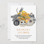 小さなカボチャのハロウィンファームハウスを期待 案内状 (正面)