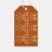 小さなカボチャのハロウィーン秋赤ちゃんシャワー ギフトタグ (裏面)