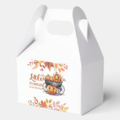 小さなカボチャのハロウィーン秋赤ちゃんシャワー フェイバーボックス (正面)