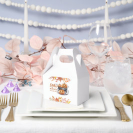 小さなカボチャのハロウィーン秋赤ちゃんシャワー フェイバーボックス