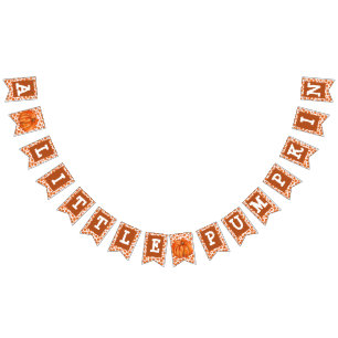 小さなカボチャのパーティー旗 バンティングフラッグ