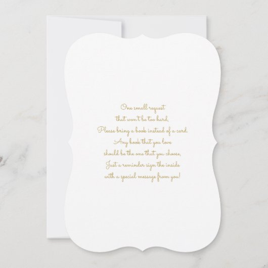 小さなカボチャのピンクの秋のベビーシャワー娘 招待状 (裏面)