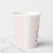 小さなカボチャのピンクベビーシャワー 紙コップ (右)