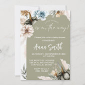 小さなカボチャのベビーシャワー招待状 招待状 (正面)