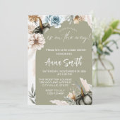 小さなカボチャのベビーシャワー招待状 招待状 (スタンド正面)