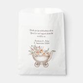 小さなカボチャのボホのベビーシャワー フェイバーバッグ (正面)