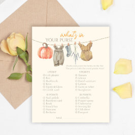 小さなカボチャの服あなたの財布のゲームのwhats