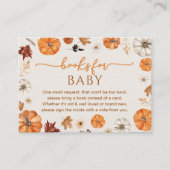 小さなカボチャの本でベビーの囲いカード エンクロージャーカード (正面)