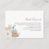 小さなカボチャの本ベビーの囲いカード エンクロージャーカード (正面)