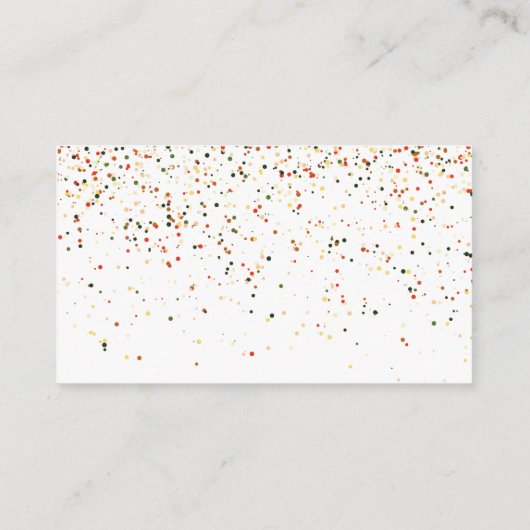 小さなカボチャの本ベビーエンクロージャカード エンクロージャーカード (裏面)