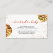 小さなカボチャの本ベビーエンクロージャカード エンクロージャーカード (正面)